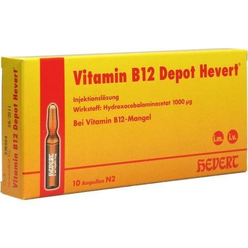 Vitamin B12 Depot Hevert, 10 St. Ampullen