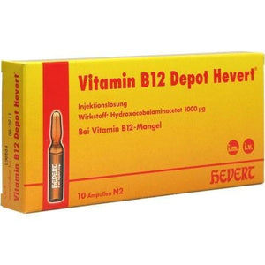 Vitamin B12 Depot Hevert, 10 St. Ampullen