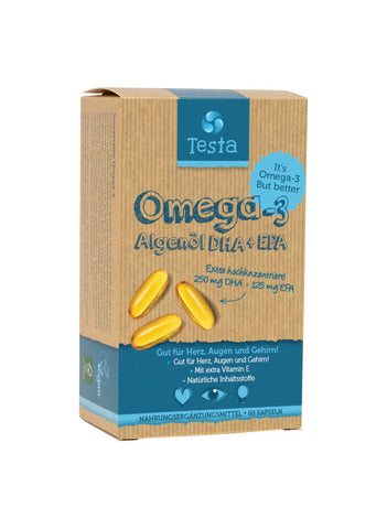 Omega-3  aus Algenöl - 60 Kapseln