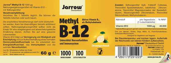 Vitamin B12 Lutschtabletten (100 Stück)
