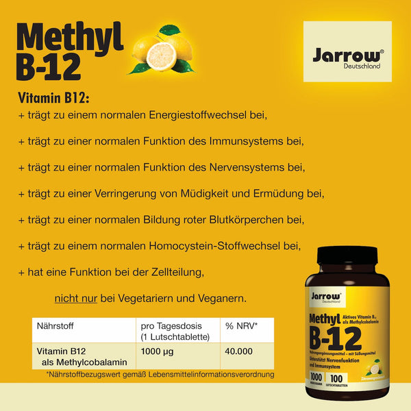 Vitamin B12 Lutschtabletten (100 Stück)